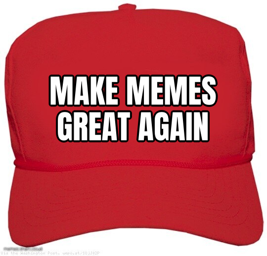 Blank Red MAGA Hat preview