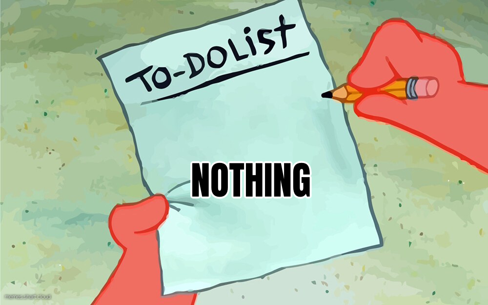 Patrick To Do List Actually Blank preview