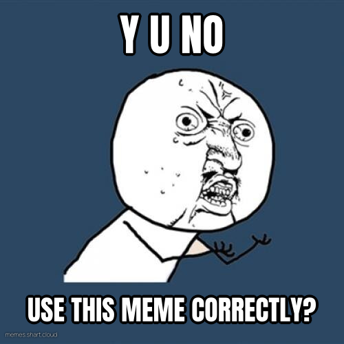 Y U No preview