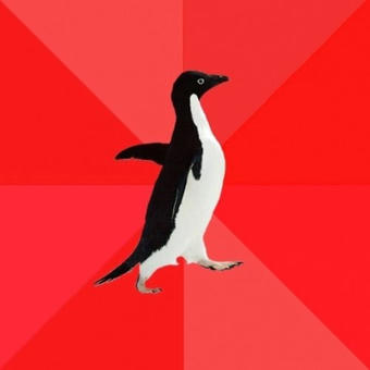 Socially Awesome Penguin
